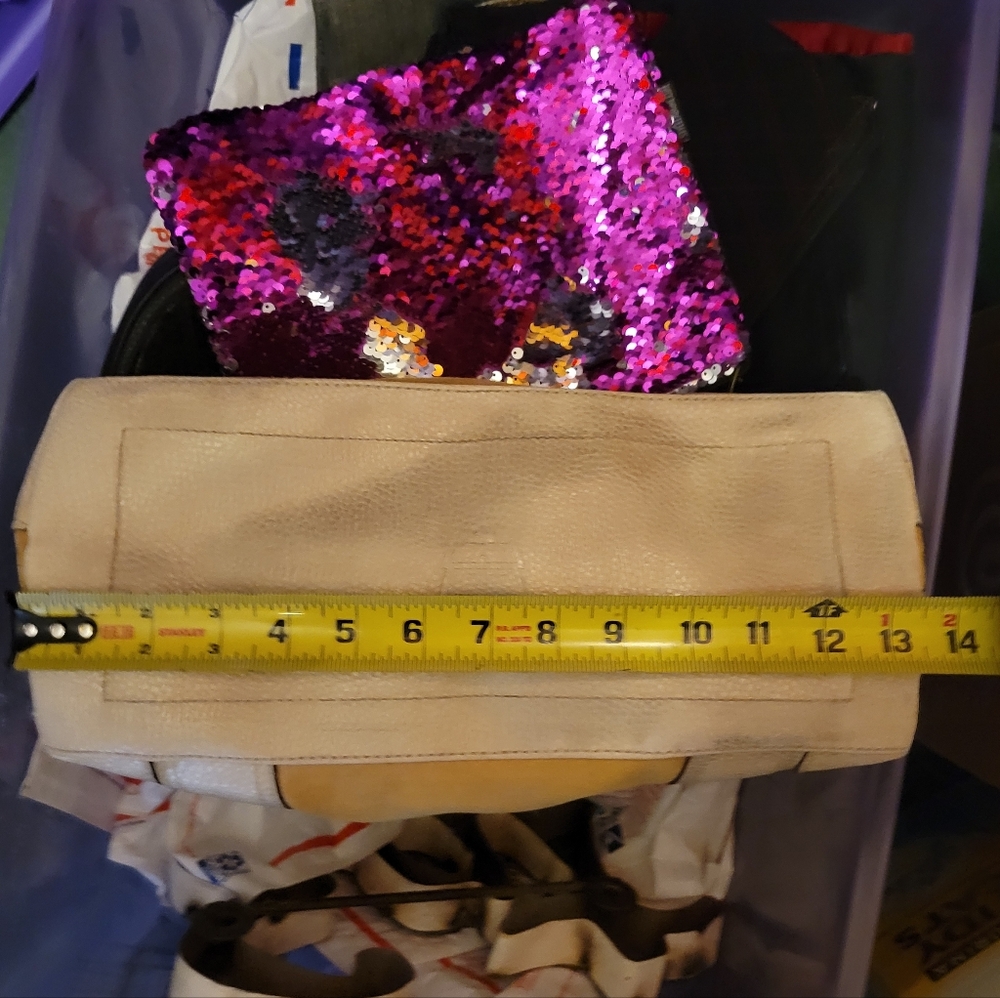 Kathy Van Zeeland shoulder Bag silver tone hardware-yellow - Picture 16 of 16